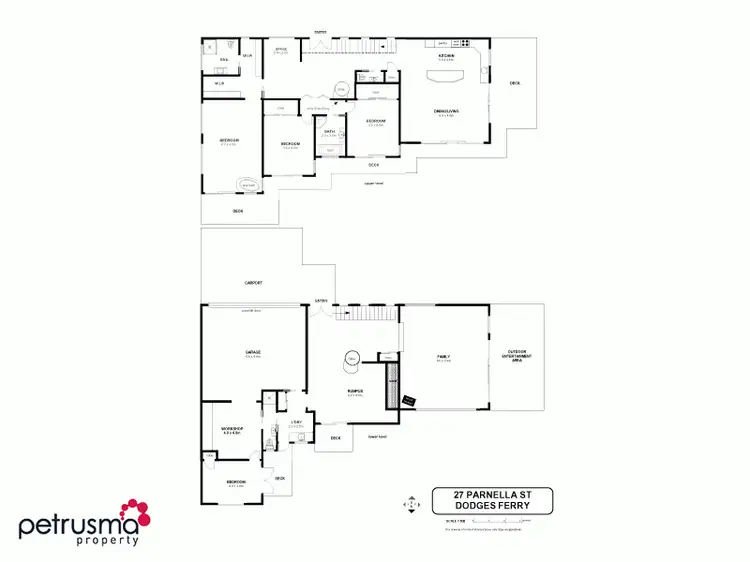 Floorplan of Homely house listing, 27 Parnella Road, Dodges Ferry TAS 7173