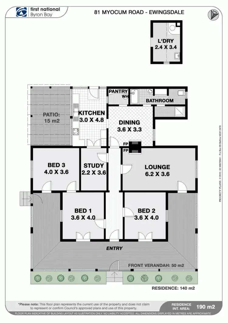 Floorplan of Homely house listing, 81 Myocum Road, Myocum NSW 2481