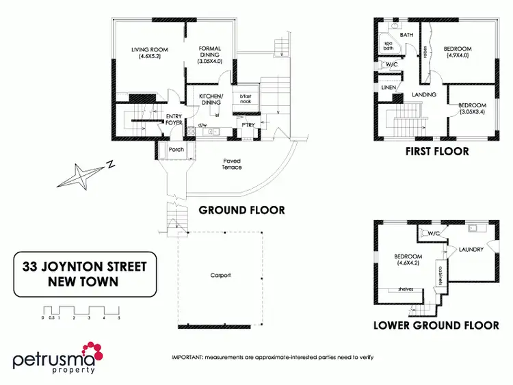 Floorplan of Homely house listing, 33 Joynton Street, New Town TAS 7008