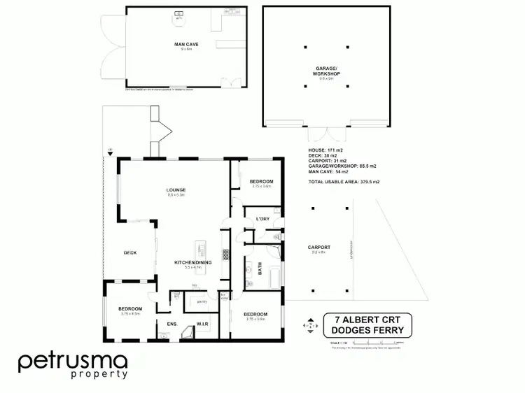 Floorplan of Homely house listing, 7 Albert Court, Dodges Ferry TAS 7173