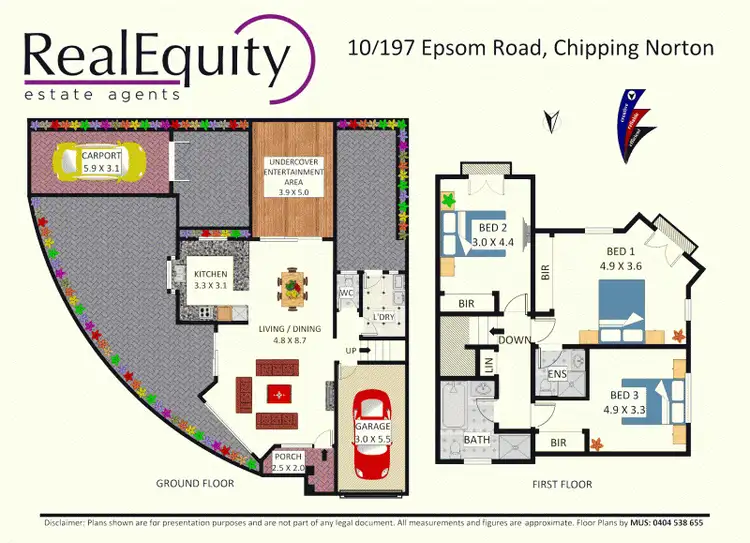 Floorplan of Homely townhouse listing, 10/197 Epsom Road, Chipping Norton NSW 2170