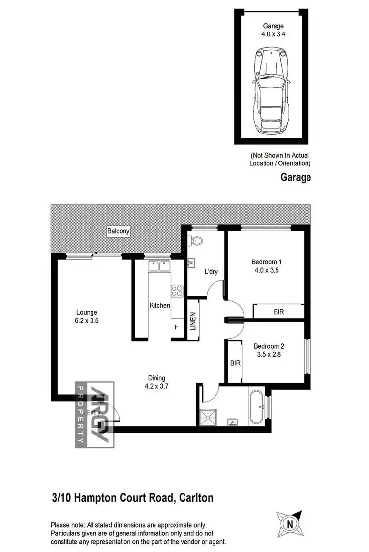 Floorplan of Homely unit listing, 3/10-14 Hampton Court Road, Carlton NSW 2218
