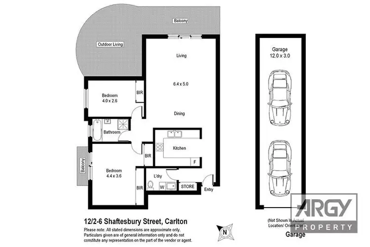 Floorplan of Homely unit listing, 12/2-6 Shaftesbury Street, Carlton NSW 2218