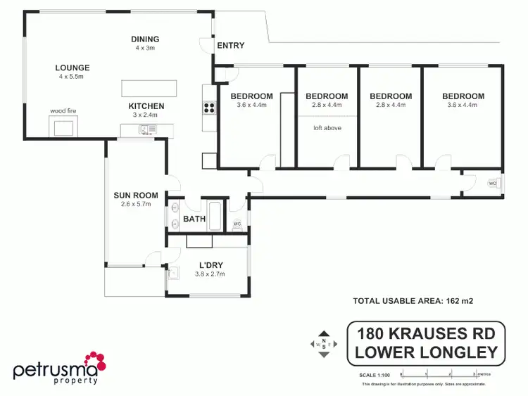 Floorplan of Homely house listing, 180 Krauses Road, Lower Longley TAS 7109