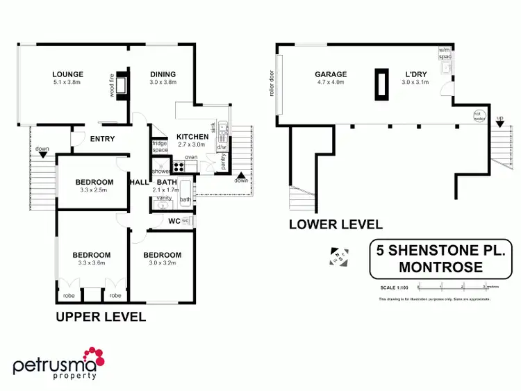 Floorplan of Homely house listing, 5 Shenstone Place, Montrose TAS 7010