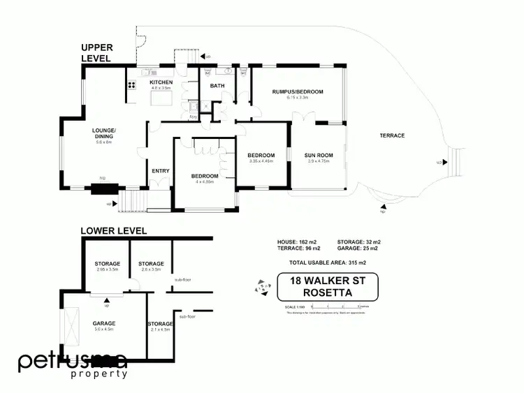 Floorplan of Homely house listing, 18 Walker Street, Rosetta TAS 7010