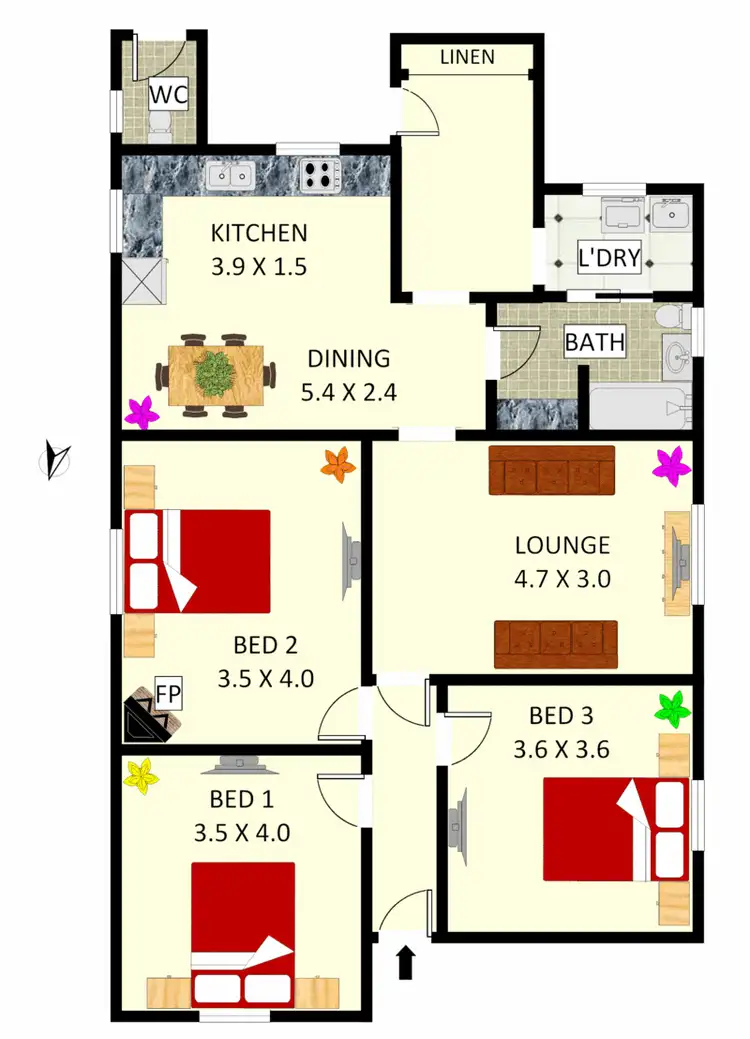 Floorplan of Homely house listing, 18 Omaha Street, Belfield NSW 2191
