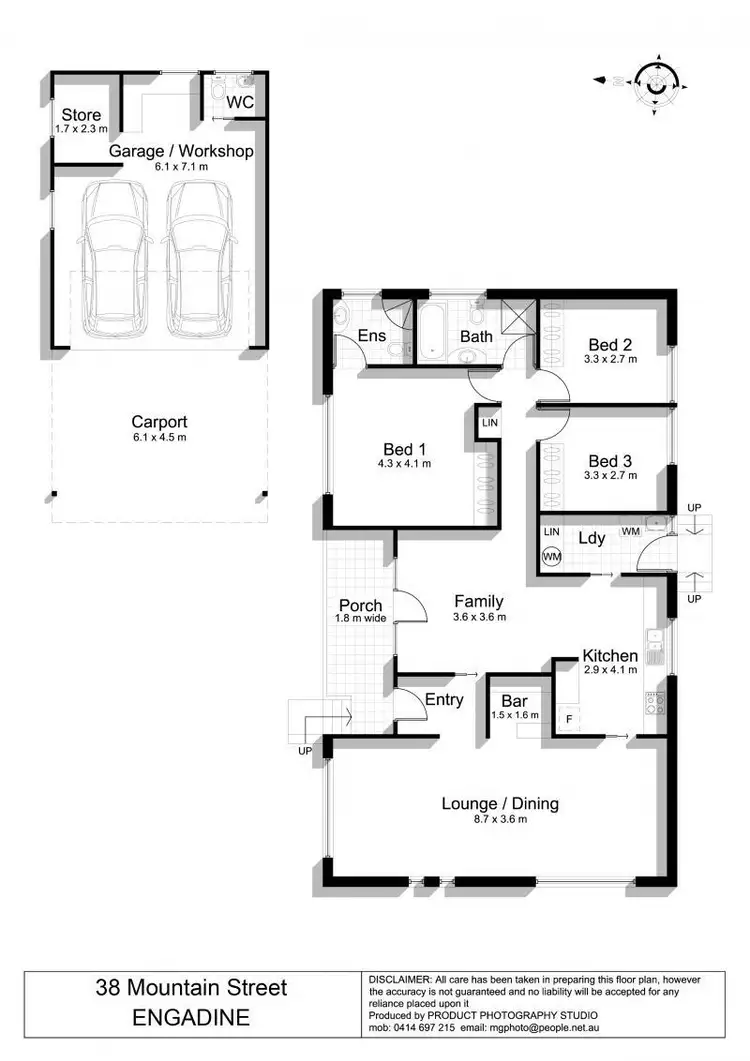 Floorplan of Homely house listing, 38 Mountain Street, Engadine NSW 2233
