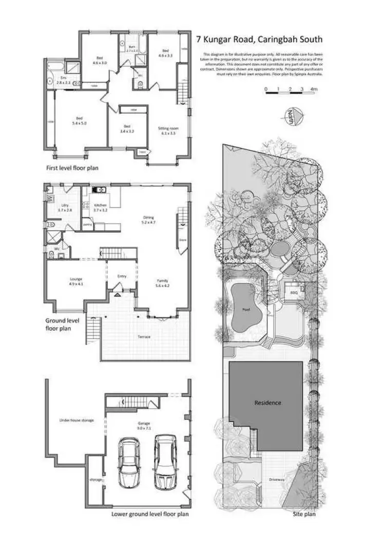 Floorplan of Homely house listing, 7 Kungar Road, Caringbah NSW 2229