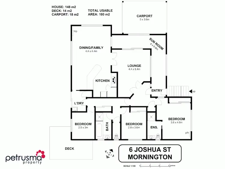 Floorplan of Homely house listing, 6 Joshua Street, Mornington TAS 7018