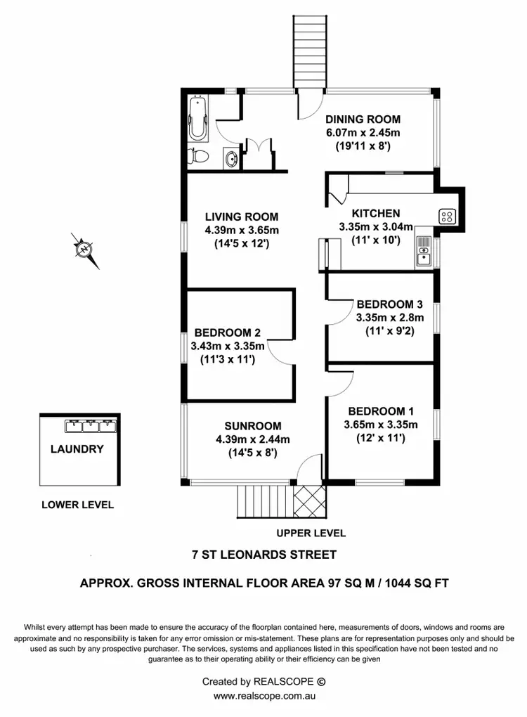 Floorplan of Homely house listing, 7 St Leonards Street, Coorparoo QLD 4151