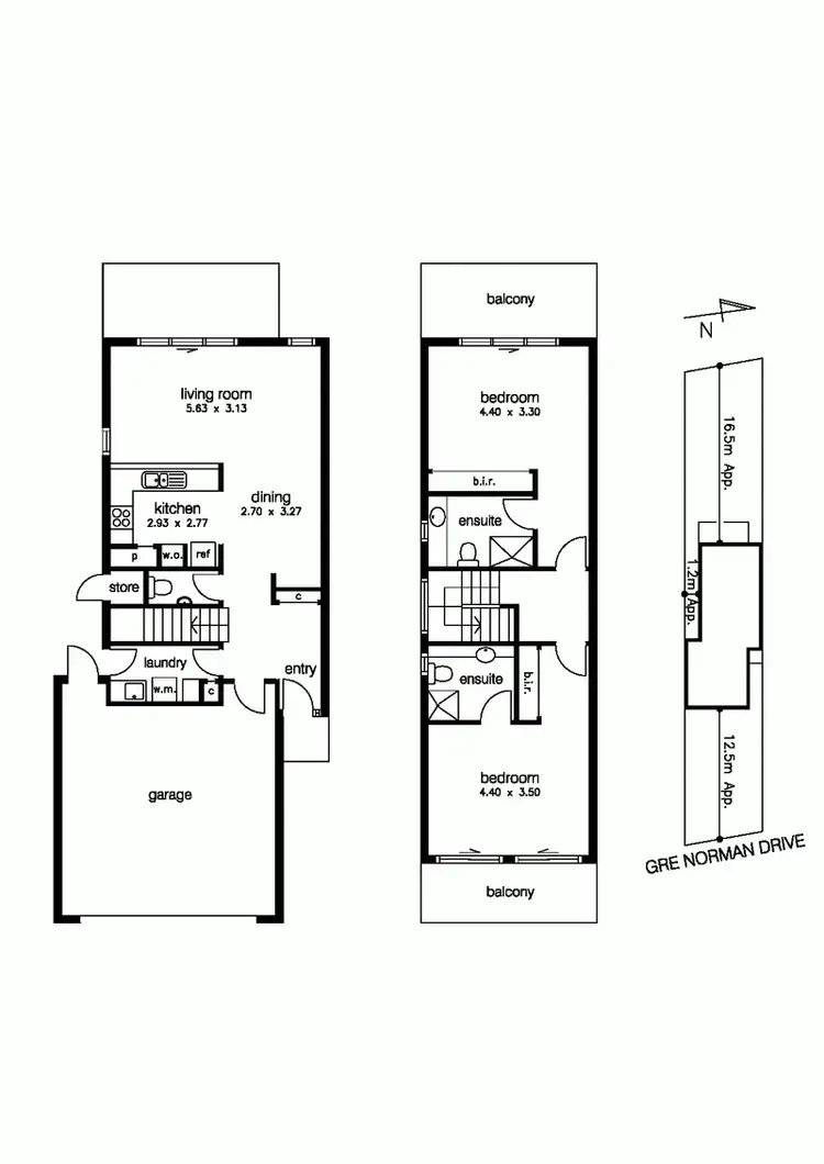 Floorplan of Homely townhouse listing, Unit 21/1 Greg Norman Drive, Sanctuary Lakes VIC 3030