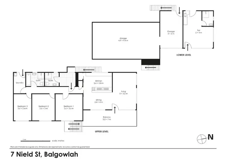 Floorplan of Homely house listing, 7 Nield Avenue, Balgowlah NSW 2093