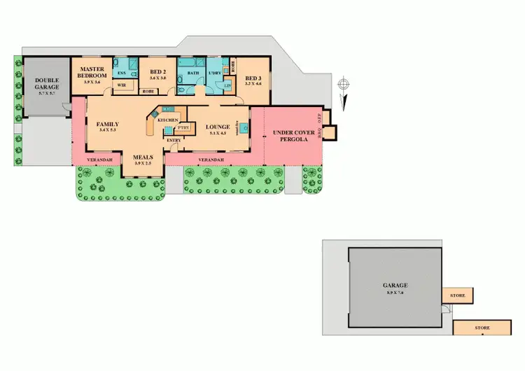 Floorplan of Homely house listing, 19 MATHIESON ROAD, Wandong VIC 3758