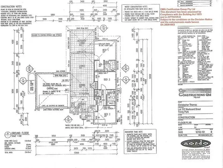 Floorplan of Homely house listing, 18 Starboard Street, Trinity Beach QLD 4879