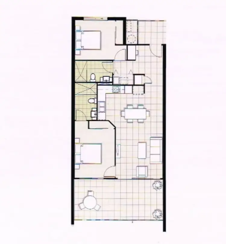 Floorplan of Homely apartment listing, 9/9 Houghton st, Petrie QLD 4502