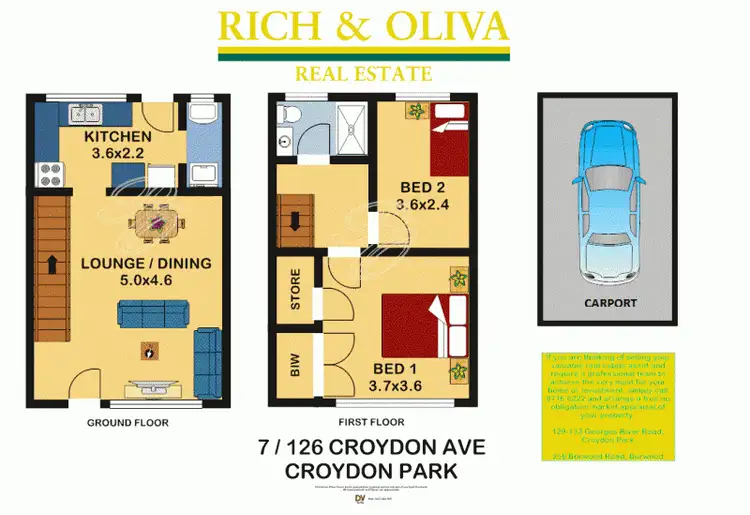 Floorplan of Homely unit listing, 7/126 Croydon Avenue, Croydon Park NSW 2133
