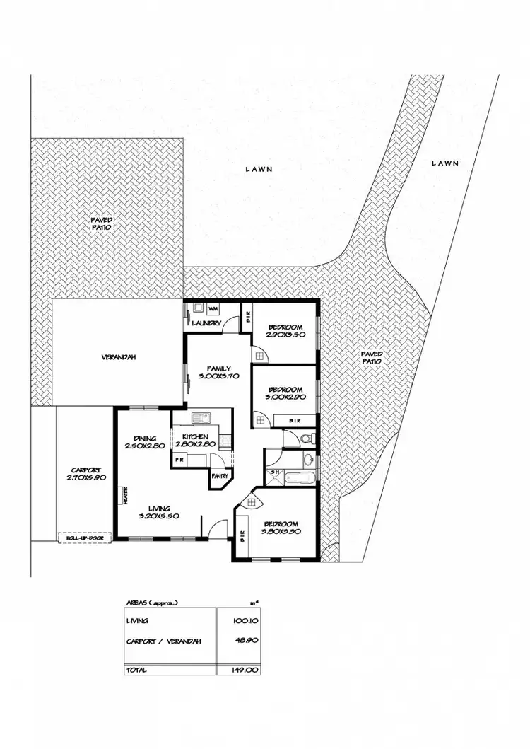 Floorplan of Homely house listing, 20 Laburnum Garden, Blakeview SA 5114