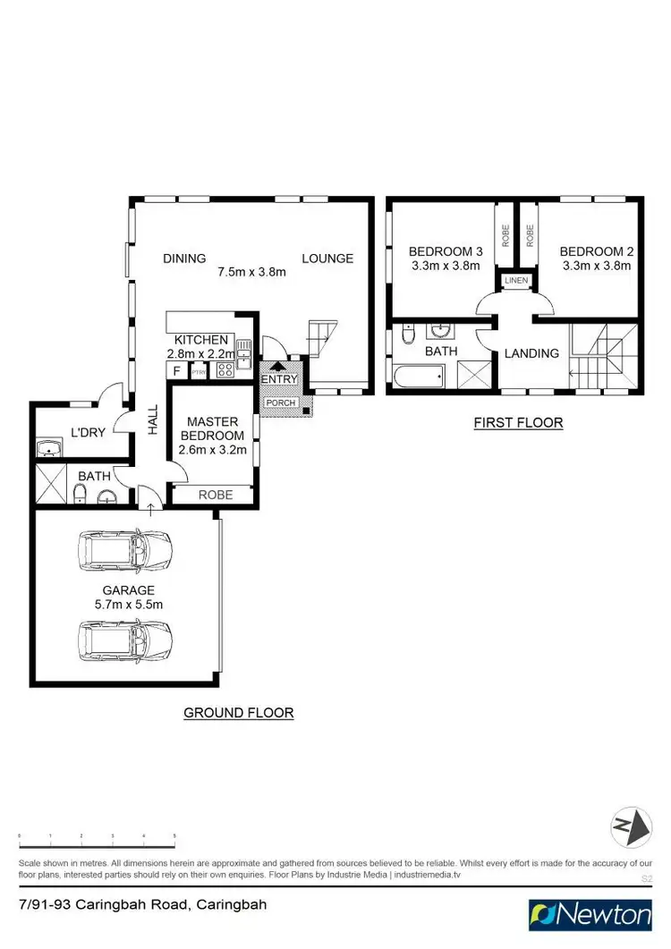 Floorplan of Homely townhouse listing, 7/91-93 Caringbah Road, Caringbah NSW 2229