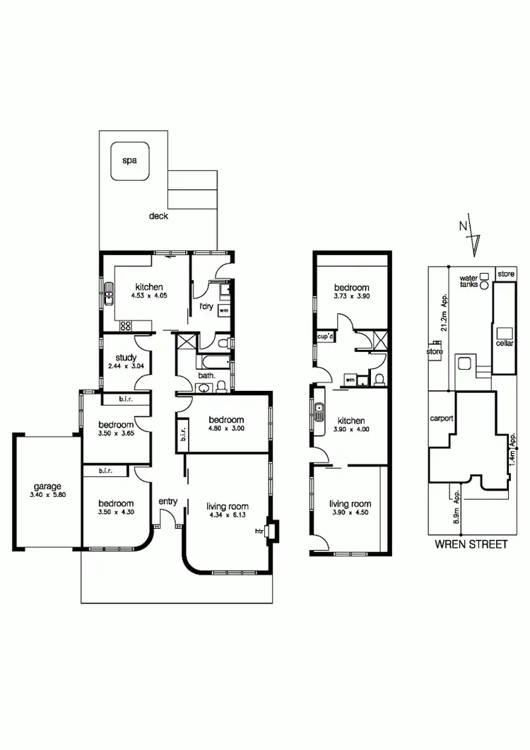 Floorplan of Homely house listing, 35 Wren Street, Altona VIC 3018