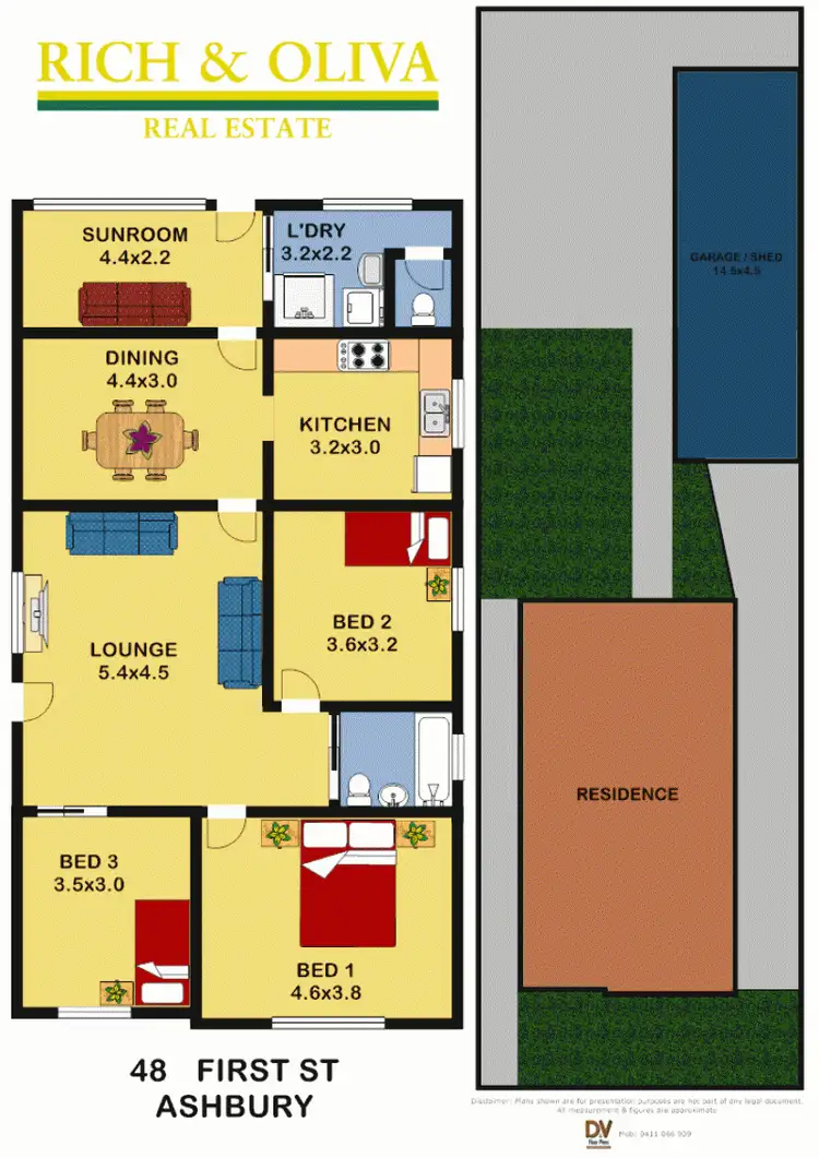 Floorplan of Homely house listing, 48 First Street, Ashbury NSW 2193
