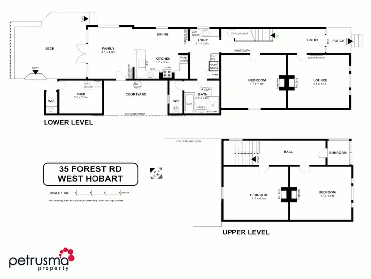 Floorplan of Homely house listing, 35 Forest Road, West Hobart TAS 7000
