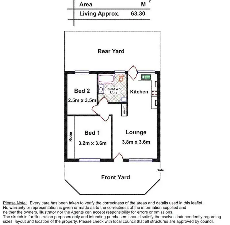 Floorplan of Homely unit listing, 4/756 Torrens Road, Rosewater SA 5013