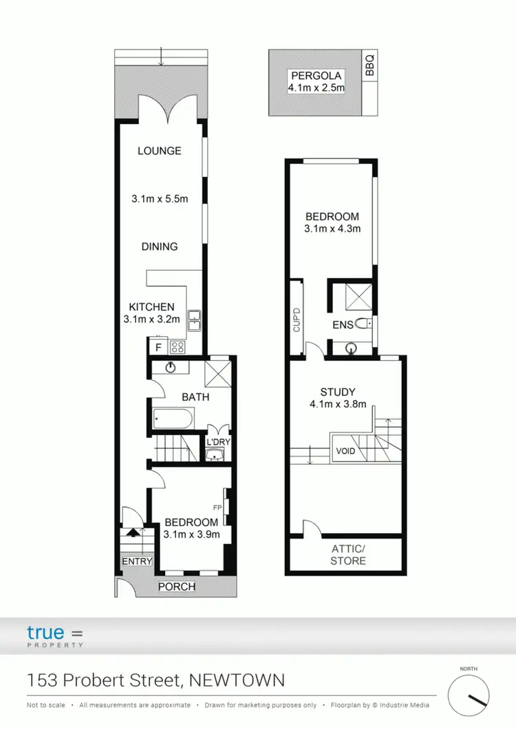Floorplan of Homely house listing, 153 Probert Street, Newtown NSW 2042