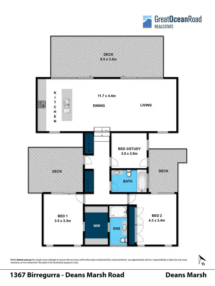 Floorplan of Homely house listing, 1367 Birregurra-Deans Marsh Road, Deans Marsh VIC 3235
