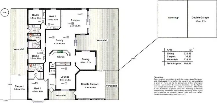 Floorplan of Homely house listing, Address available on request