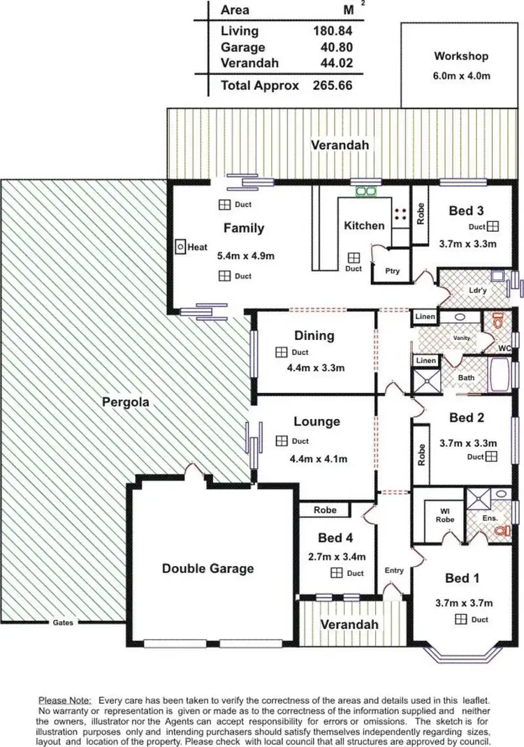 Floorplan of Homely house listing, Address available on request