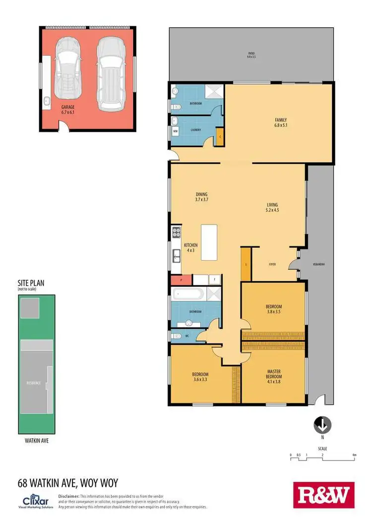 Floorplan of Homely house listing, 68 Watkin Avenue, Woy Woy NSW 2256