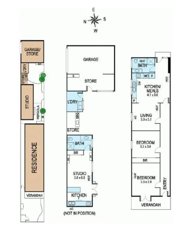 Floorplan of Homely house listing, 48 Northcote Road, Armadale VIC 3143