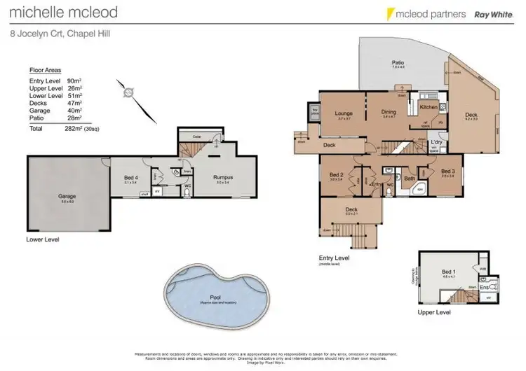 Floorplan of Homely house listing, 8 Jocelyn Court, Chapel Hill QLD 4069