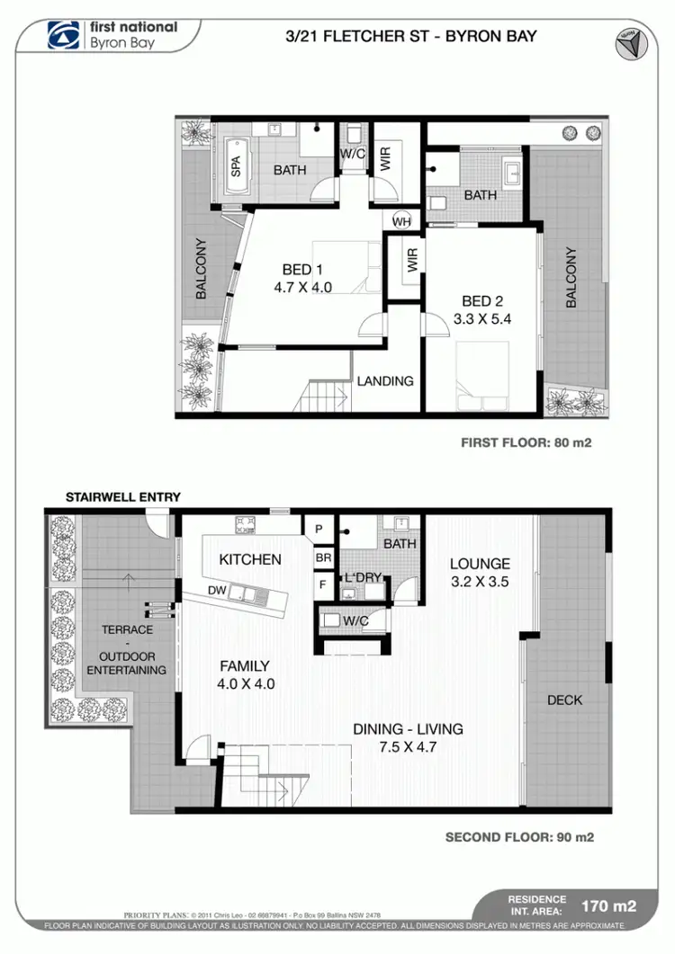 Floorplan of Homely apartment listing, 3/21 Fletcher Street, Byron Bay NSW 2481
