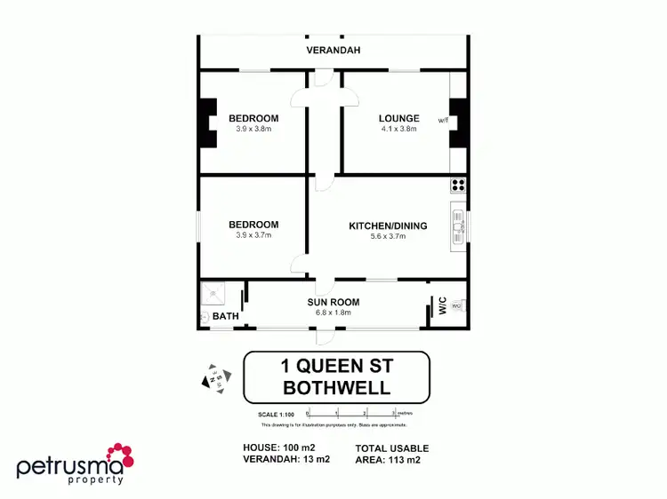 Floorplan of Homely house listing, 1 Queen Street, Bothwell TAS 7030