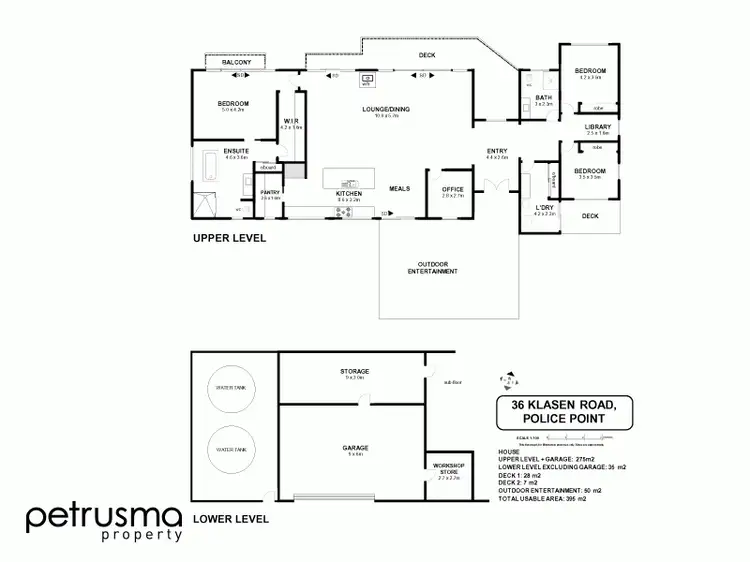 Floorplan of Homely house listing, 36 Klasen Road, Police Point TAS 7116