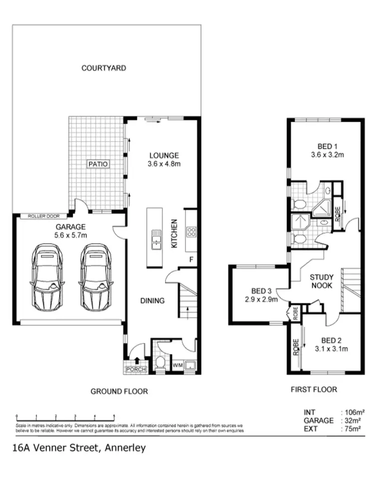 Floorplan of Homely townhouse listing, 1/16 Venner Road, Annerley QLD 4103