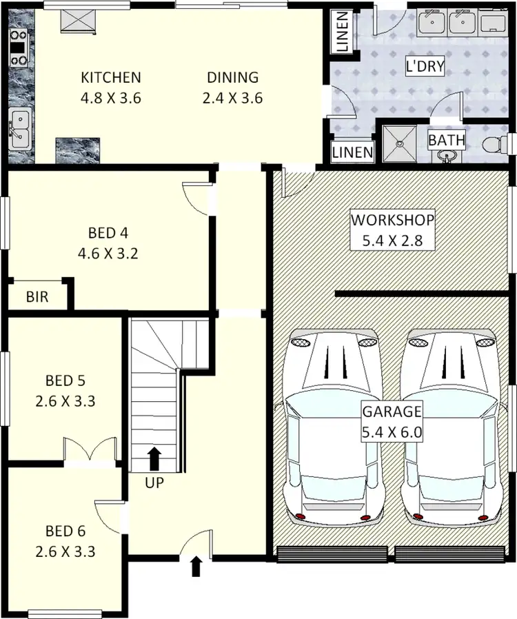 Floorplan of Homely house listing, 3 Beaufort Street, Croydon Park NSW 2133