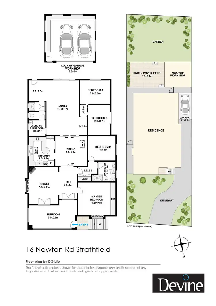 Floorplan of Homely house listing, 16 Newton Road, Strathfield NSW 2135