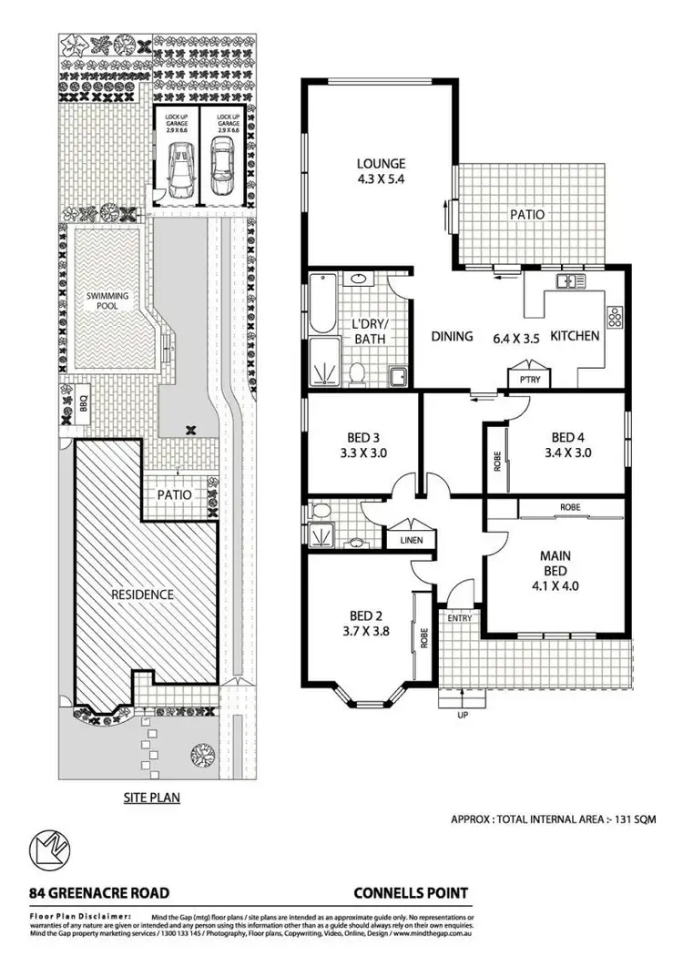 Floorplan of Homely house listing, 84 Greenacre Rd, Connells Point NSW 2221