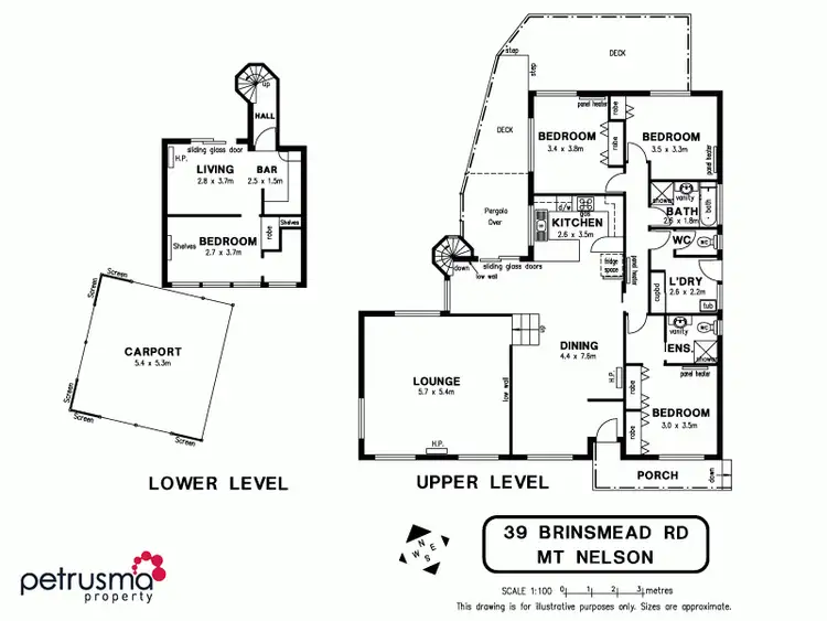 Floorplan of Homely house listing, 39 Brinsmead Road, Mount Nelson TAS 7007