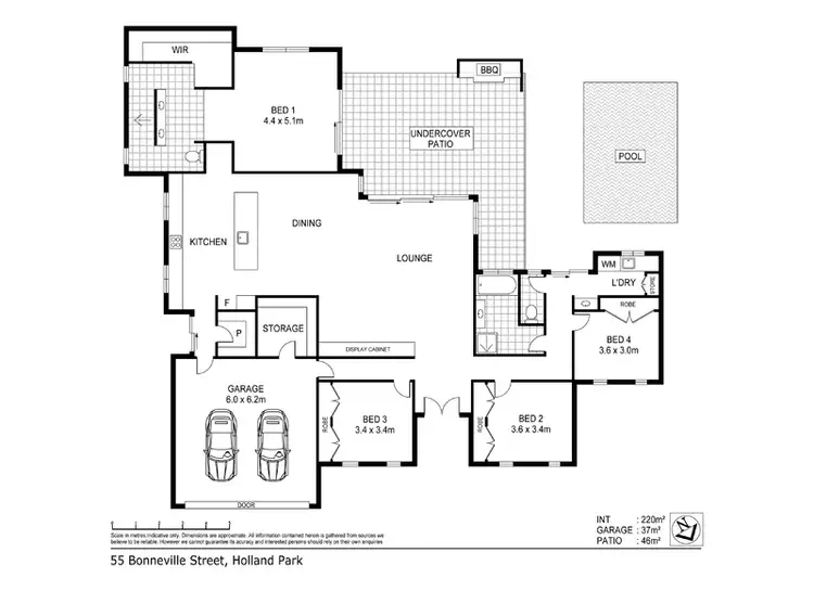Floorplan of Homely house listing, 55 Bonneville Street, Holland Park West QLD 4121