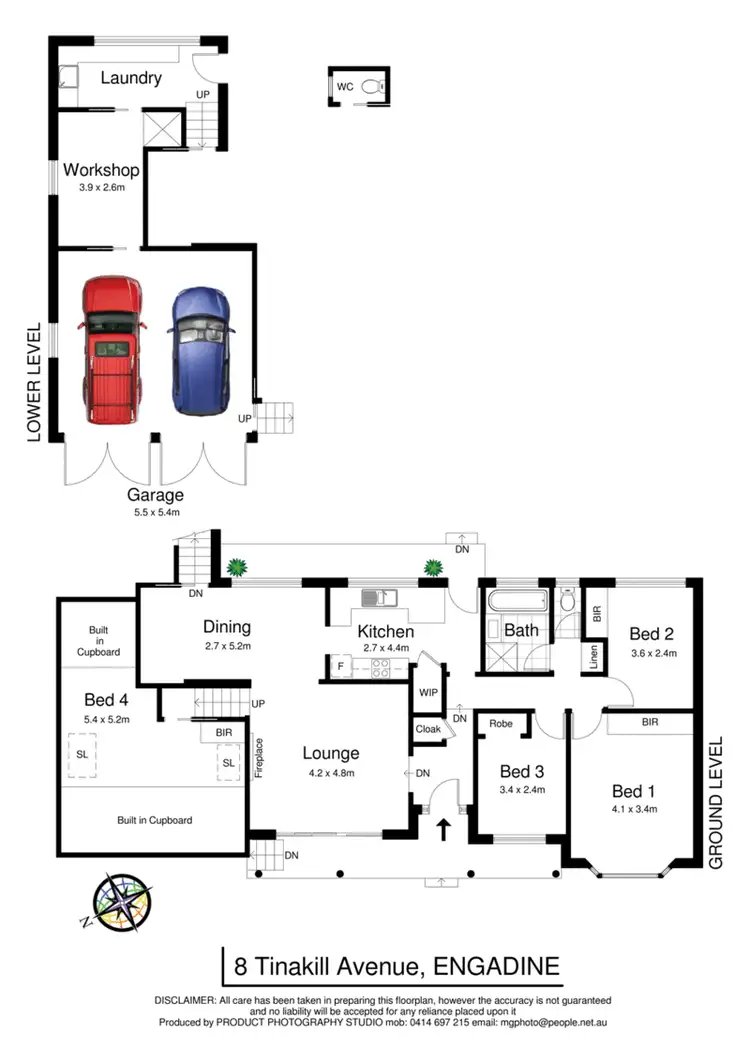 Floorplan of Homely house listing, 8 Tinakill Avenue, Engadine NSW 2233