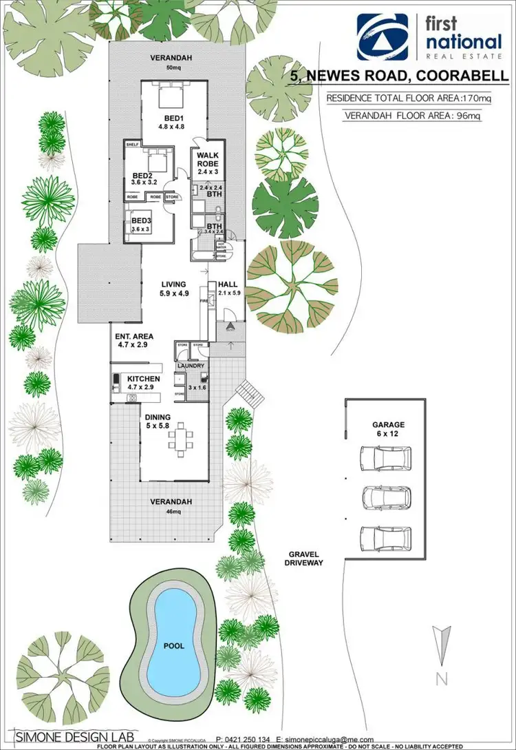 Floorplan of Homely house listing, 15 Newes Road, Coorabell NSW 2479