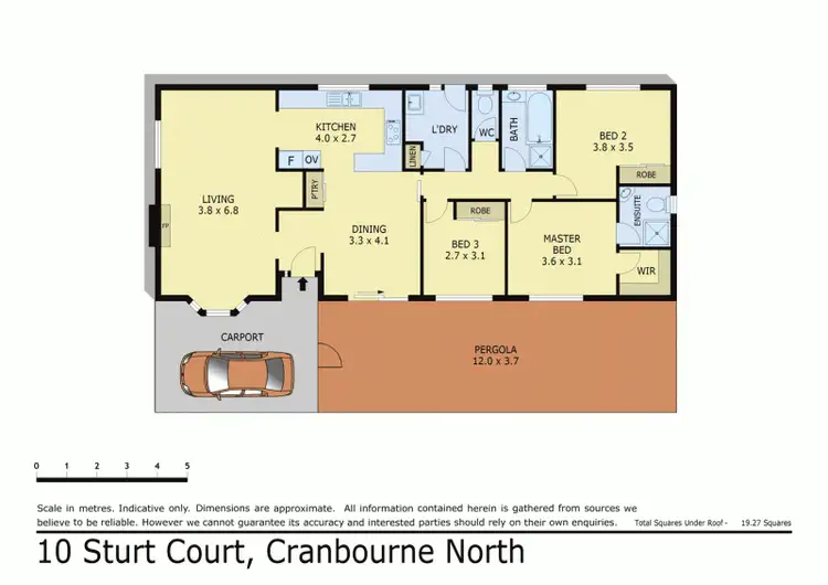 Floorplan of Homely house listing, 10 STURT COURT, Cranbourne North VIC 3977