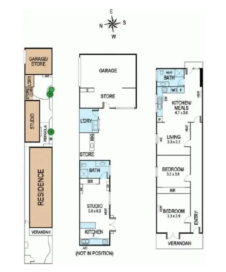 Floorplan of Homely house listing, 48 Northcote Road, Armadale VIC 3143