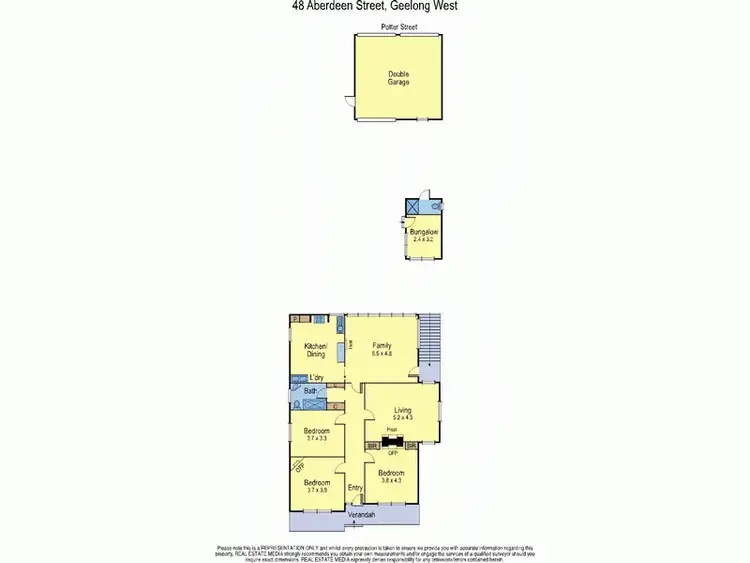 Floorplan of Homely house listing, 48 Aberdeen Street, Geelong West VIC 3218