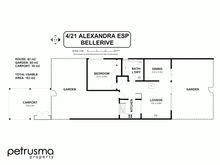Floorplan of Homely unit listing, 4/21 Alexandra Esplanade, Bellerive TAS 7018