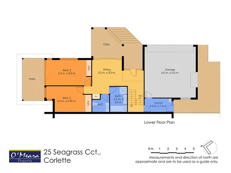 Floorplan of Homely semi-detached listing, 25 Seagrass Circuit, Corlette NSW 2315
